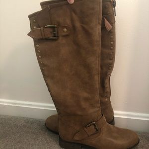 Madden girl brown riding boots